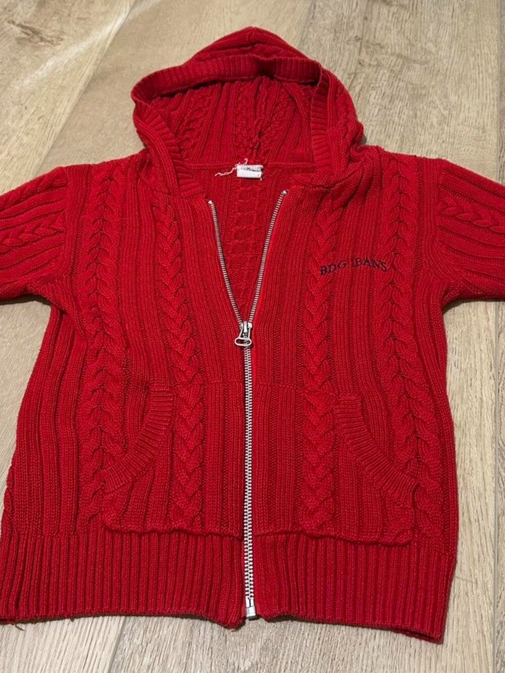 Urban Outfitters Women's Red Hoodie